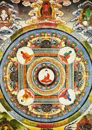 Abbildung: Tibetisches Mandala, Lizenz: Fotolia #47476000 - mandala © fottoo 